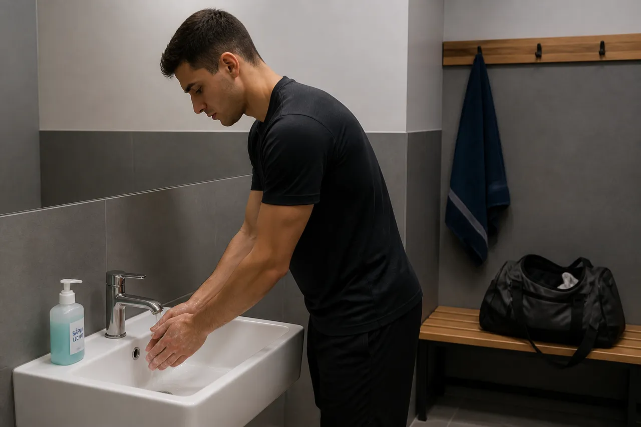 igiena personală înainte și după sala de fitness