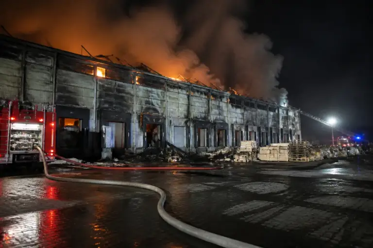 Incendiu la depozitul DNS din Aksai, după un presupus atac ucrainean în regiunea Rostov
