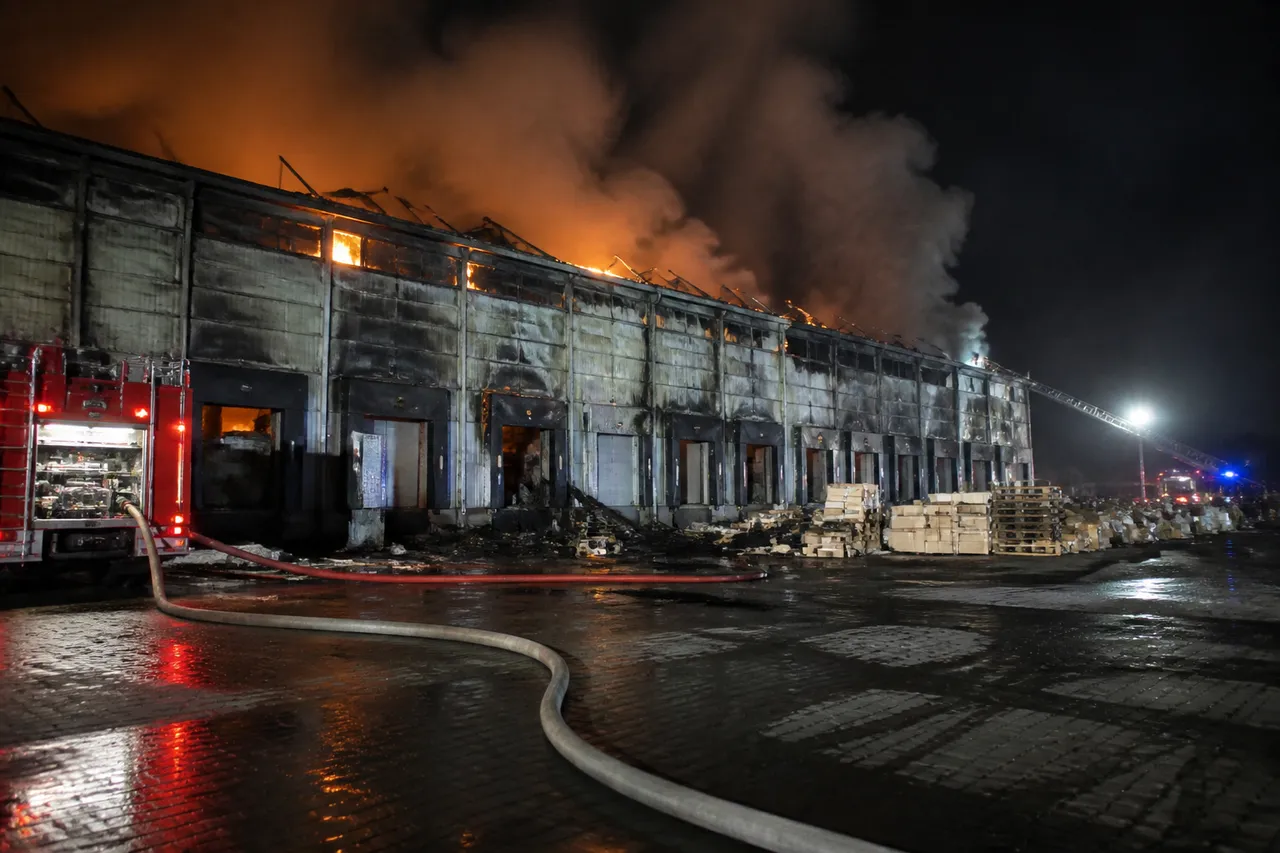 Incendiu la depozitul DNS din Aksai, după un presupus atac ucrainean în regiunea Rostov