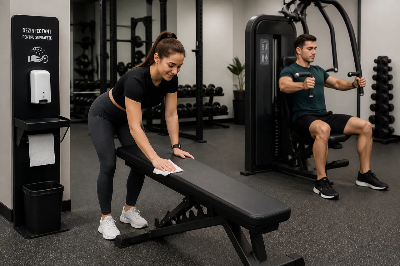 reguli colective de igienă în sala de sport