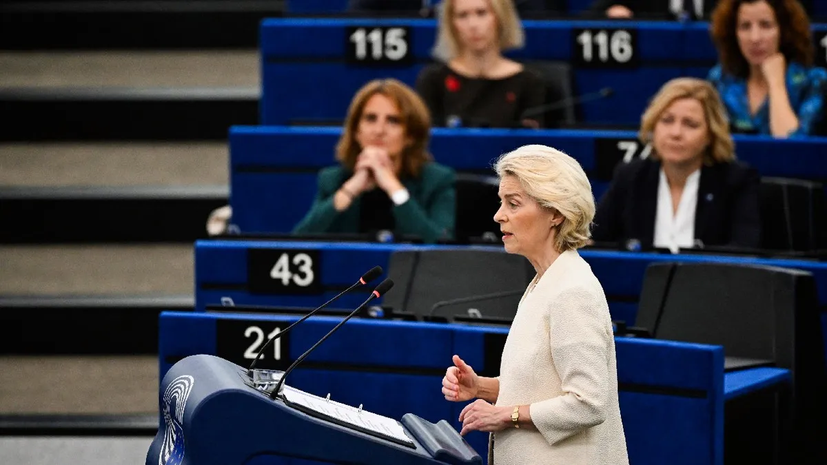 Ursula von der Leyen anunță la Strasbourg planuri pentru securitatea și viitorul Europei